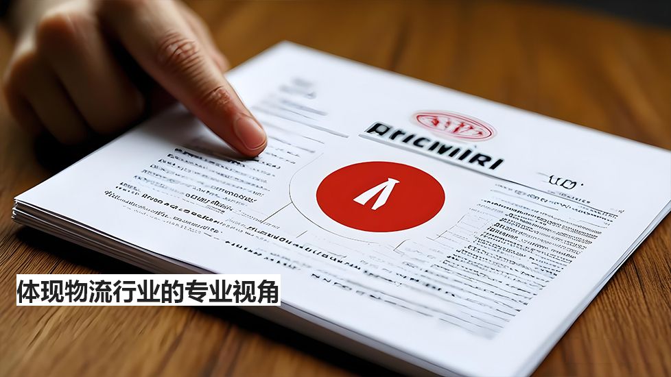 體現(xiàn)物流行業(yè)的專業(yè)視角